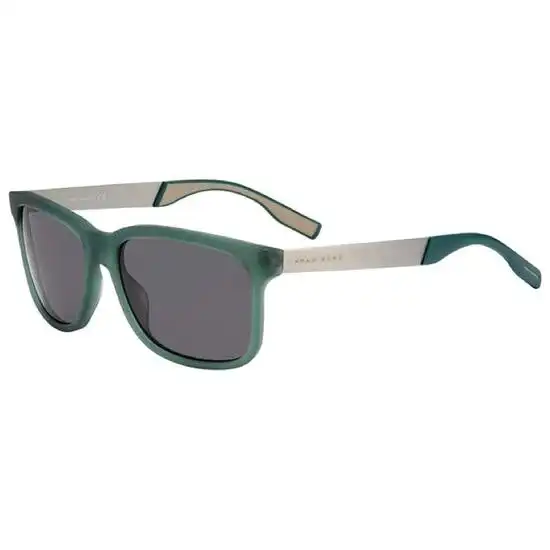 Hugo Boss Sunglasses Hugo Boss Mod. Boss 0553_s Unisex Rectangular Sunglasses With Grey Lenses