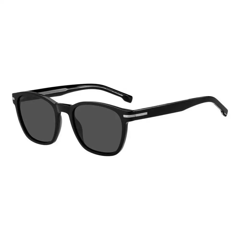Hugo Boss Sunglasses Hugo Boss Mod. Boss 1505_s Men's Rectangular Sunglasses With Blue Lenses