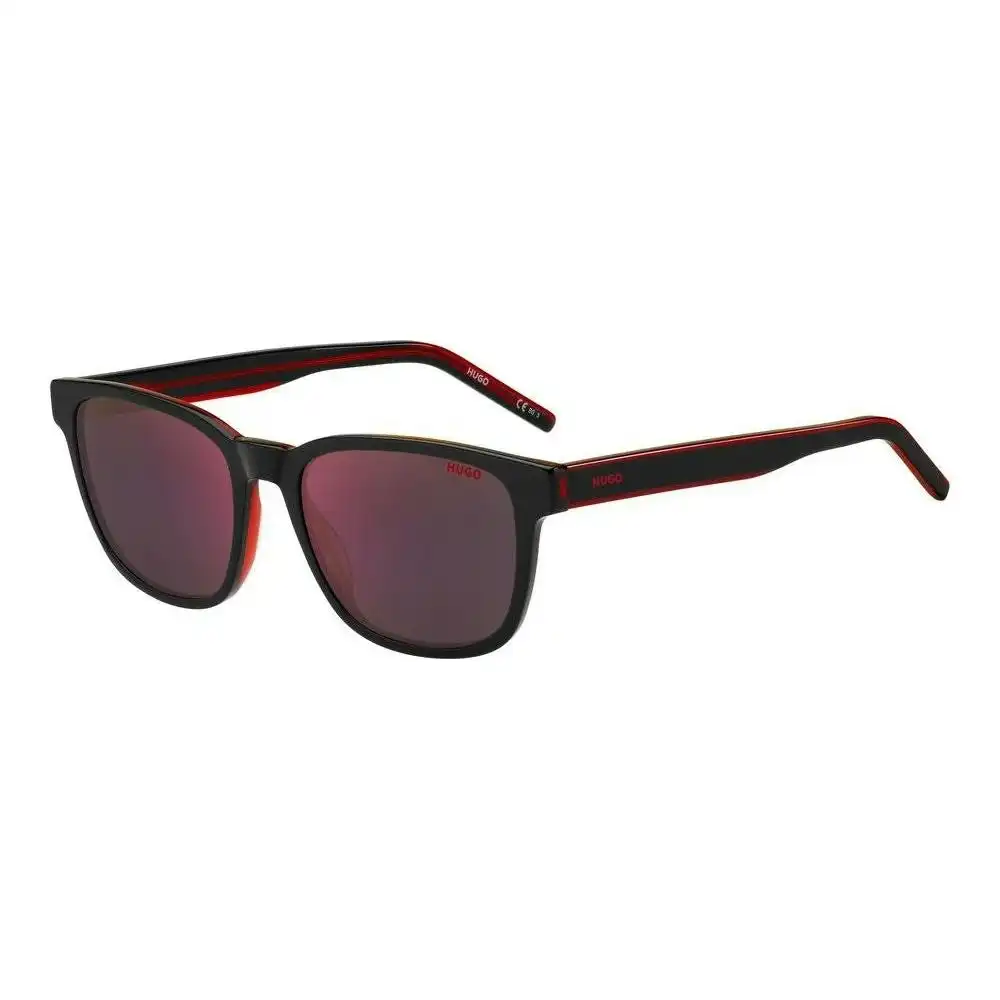 Hugo Boss Sunglasses Hugo Boss Hg 1243_s Square Unisex Sunglasses - Black Lens