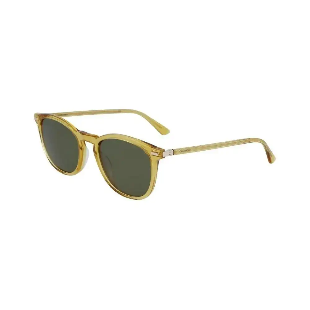 Calvin Klein Sunglasses Calvin Klein Ck22533s Men's Round Shades With Smokey Green Lenses