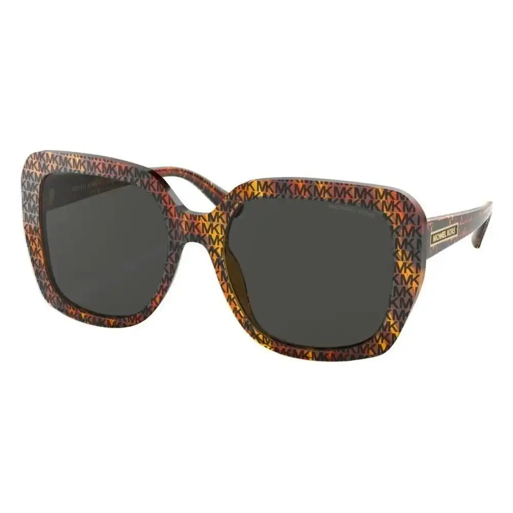 Michael Kors Sunglasses Michael Kors Mk2140 Women's Oversized Rectangular Sunglasses - Black Lens