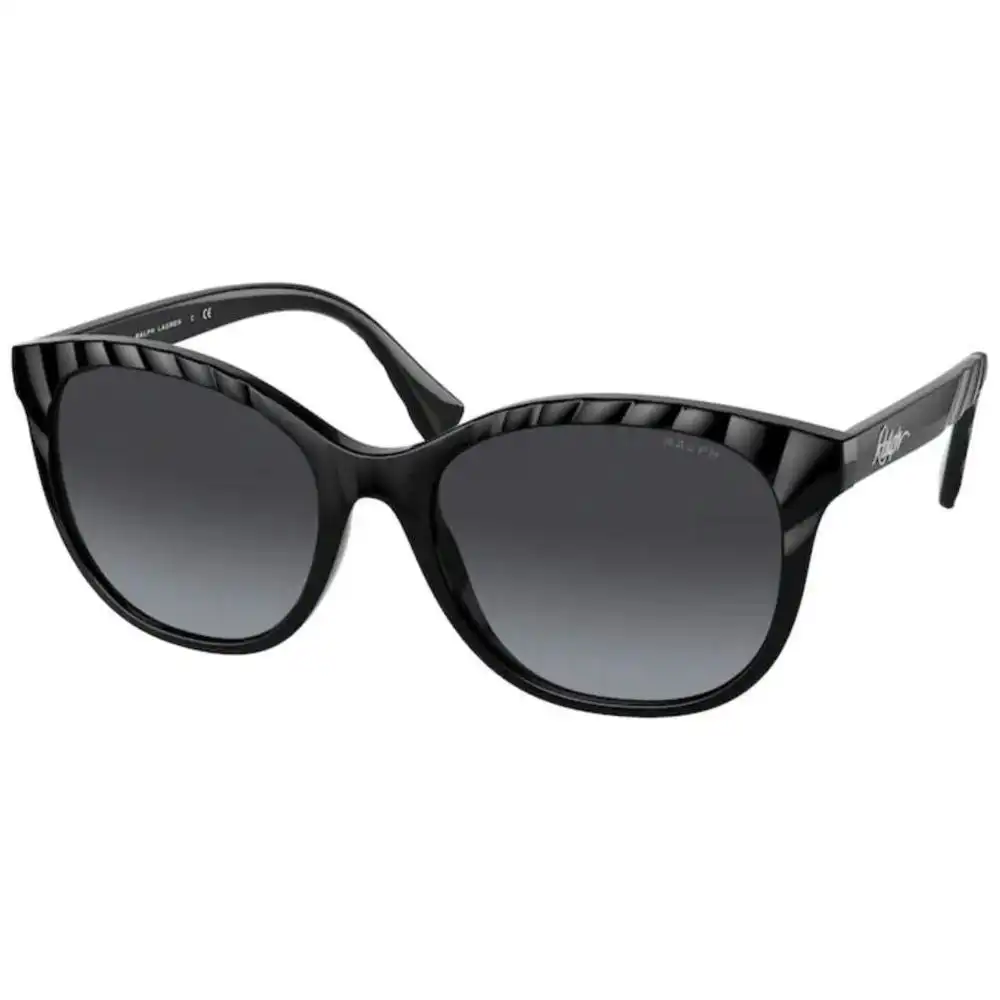 Ralph Lauren Sunglasses Ralph Lauren Ra 5279 Men's Rectangular Sunglasses - Sleek Black Lens Elegance