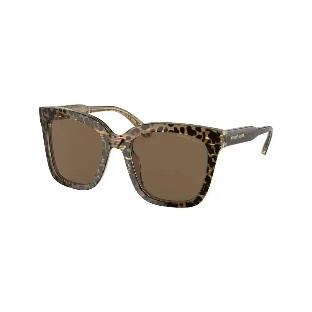 Michael Kors Sunglasses Michael Kors San Marino Mk 2163 Square Unisex Sunglasses With Blue Lenses - Stylish Square Sunglasses For Men And Women