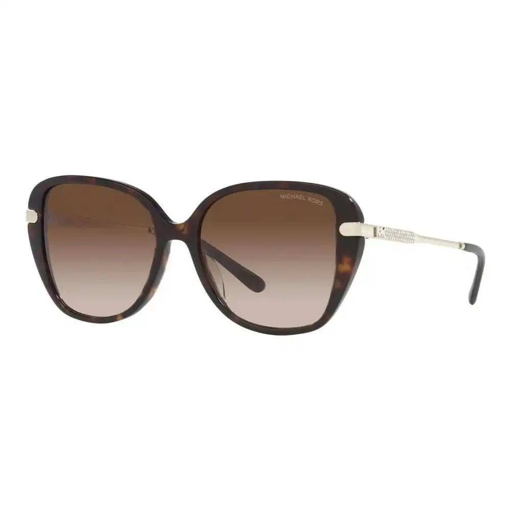 Michael Kors Sunglasses Stylish And Sophisticated: Flatiron Mk 2185bu Women's Square Sunglasses With Blue Lens By Luxe Eyewear