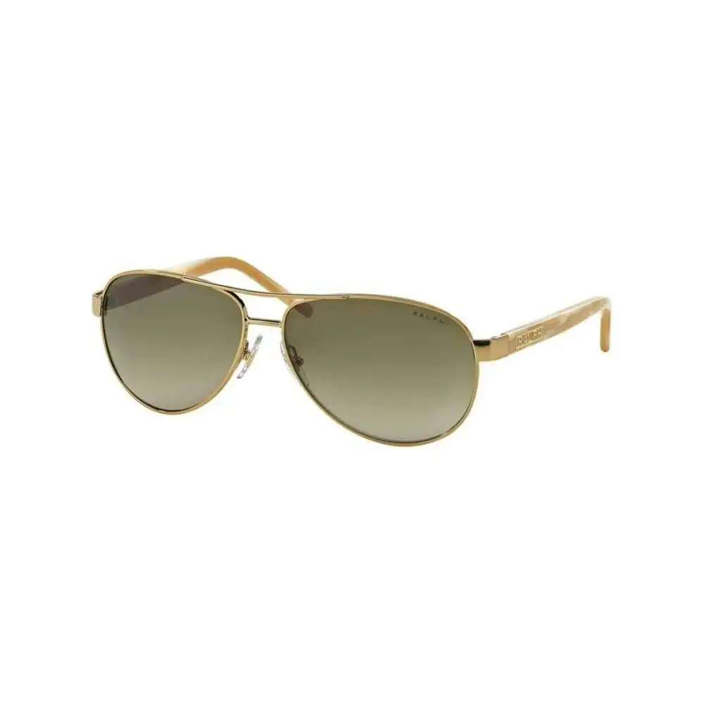 Ralph Lauren Sunglasses Ralph Lauren Ra 4004 Aviator Sunglasses For Men - Classic Black Lens