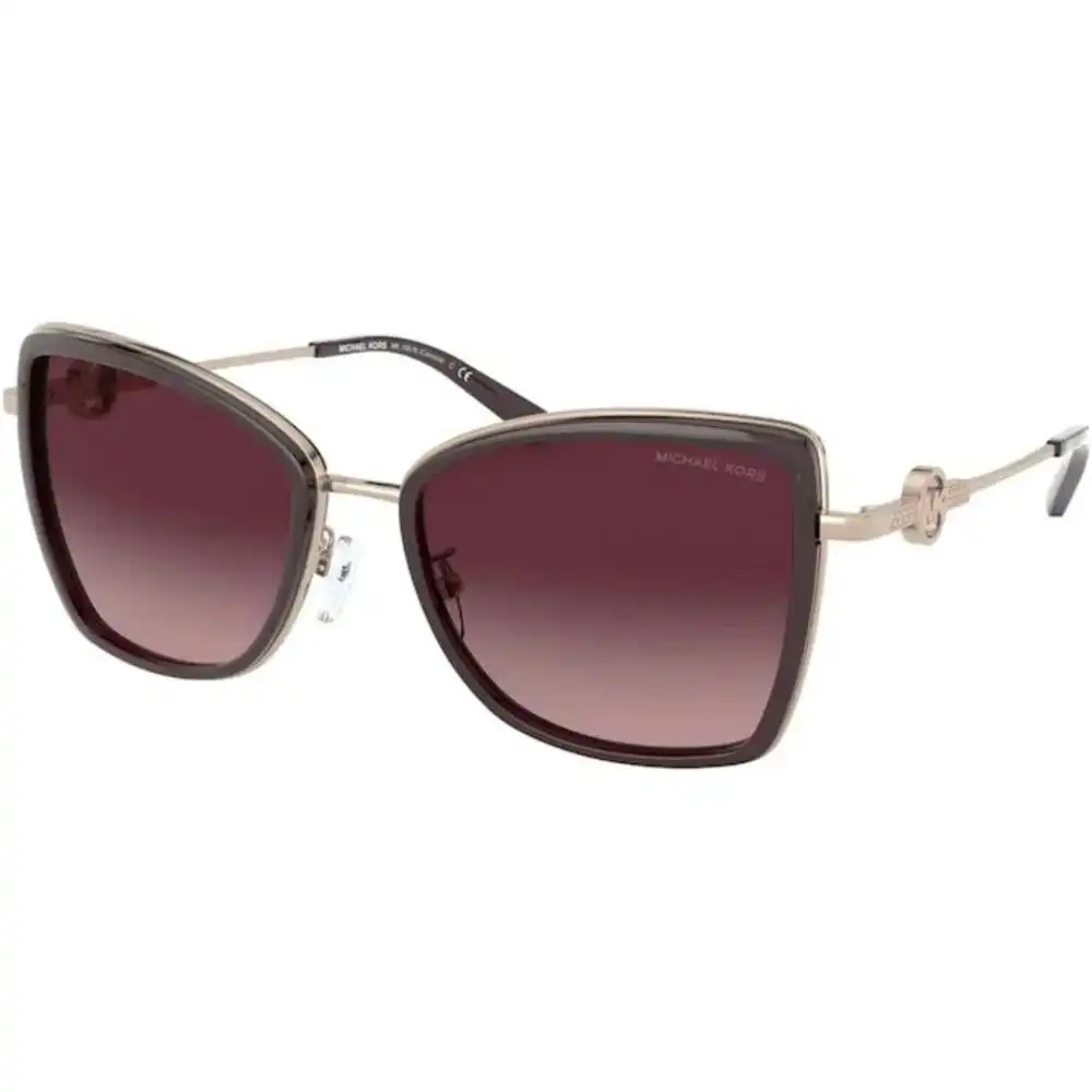 Michael Kors Sunglasses Stylish And Sophisticated: Michael Kors Rectangular Mk 1067b Women's Sunglasses With Black Lenses