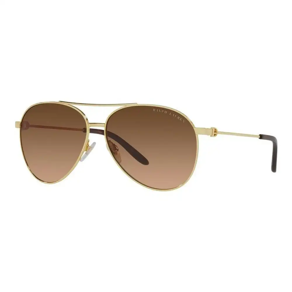Ralph Lauren Sunglasses Ralph Lauren Rl 7077 Men's Rectangular Sunglasses - Sleek Black Shades