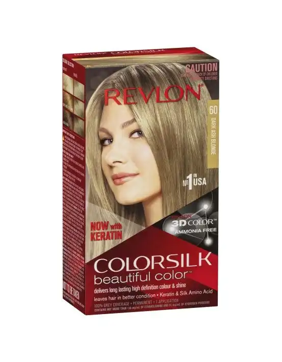 Revlon ColorSilk Permanent Haircolor 60 Dark Ash Blonde