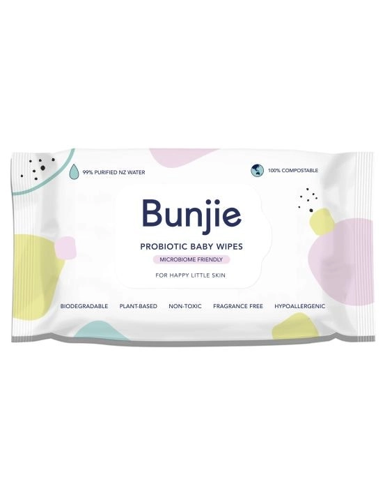 Bunjie Probiotic Baby Wipes 80 Pack