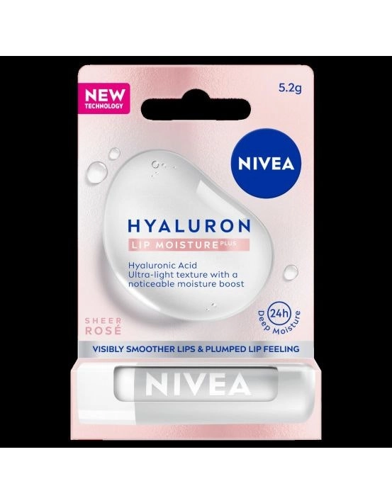 Nivea Hyaluron Lip Moisture Balm Sheer Rose 5.2g