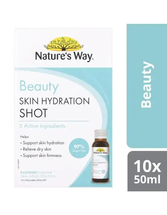 Nature's Way Beauty Skin Hydration Shot 10 x 50ml