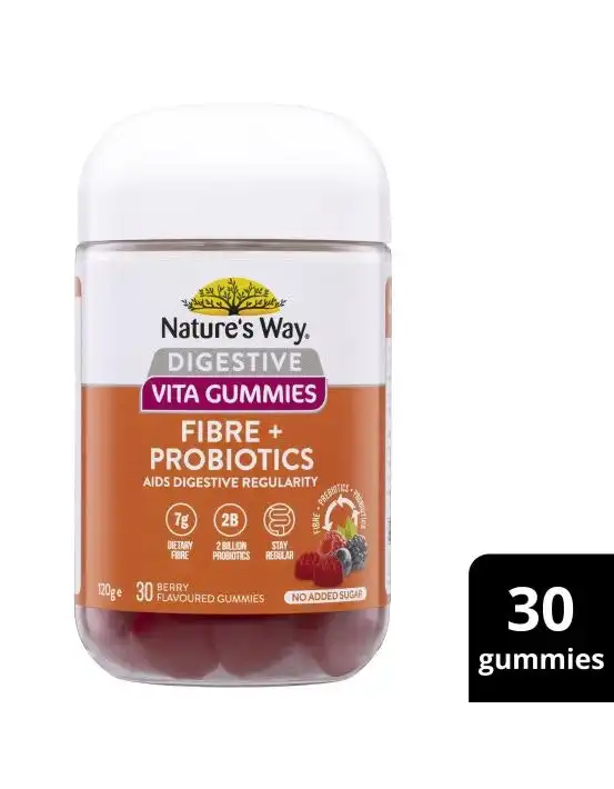 Nature's Way Medicinal Vita Gummies Fibre 30 Gummies