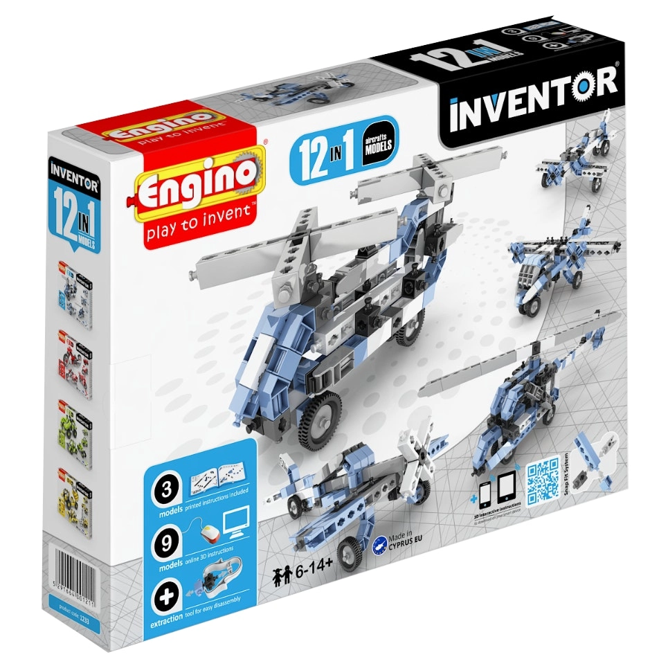 Engino - Inventor - Aircraft - 12 Models