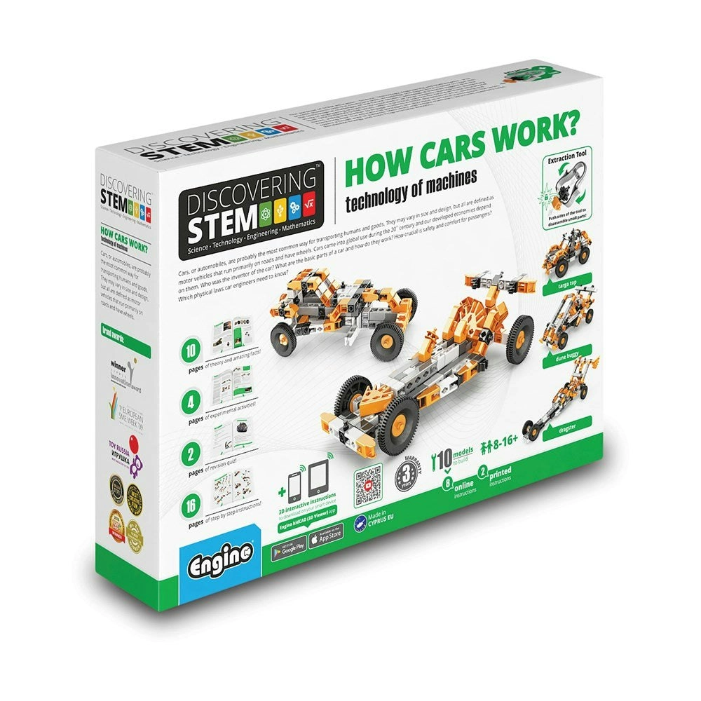 Engino - Discovering STEM - How cars work - Technology of machines