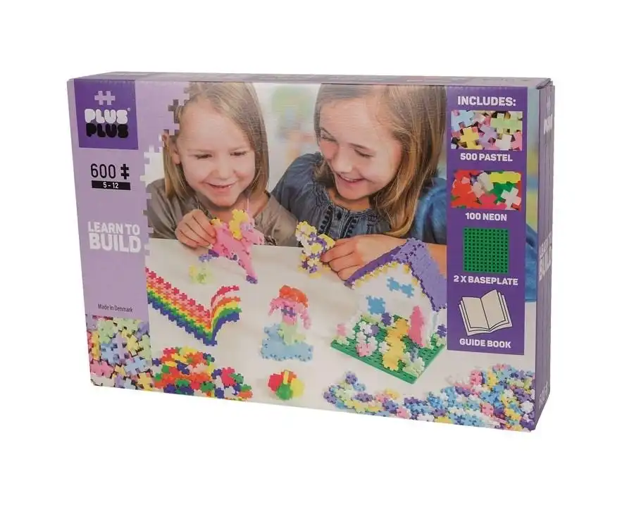 Plus-Plus - Pastel - Learn to Build