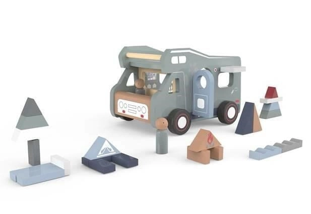 EverEarth - Camping Van - 24 piece Block Set