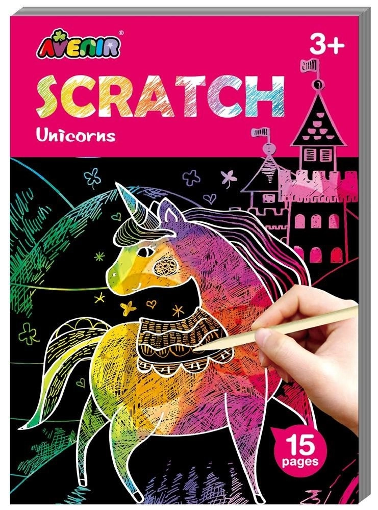 Avenir - Mini Scratch Book - Unicorns