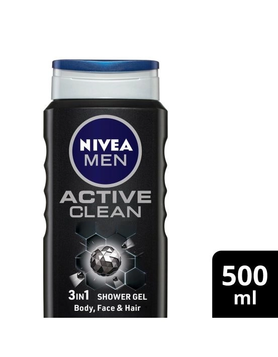 Nivea Men Shower Gel Active Clean 500ml