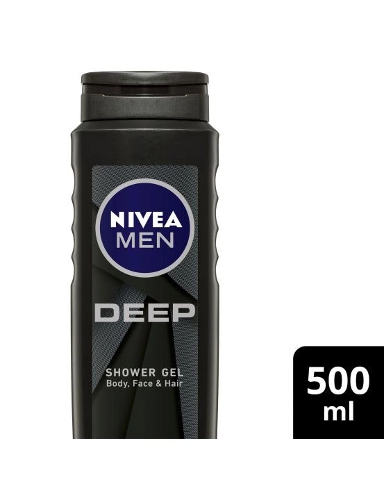 Nivea Men Shower Gel Deep Clean 500ml