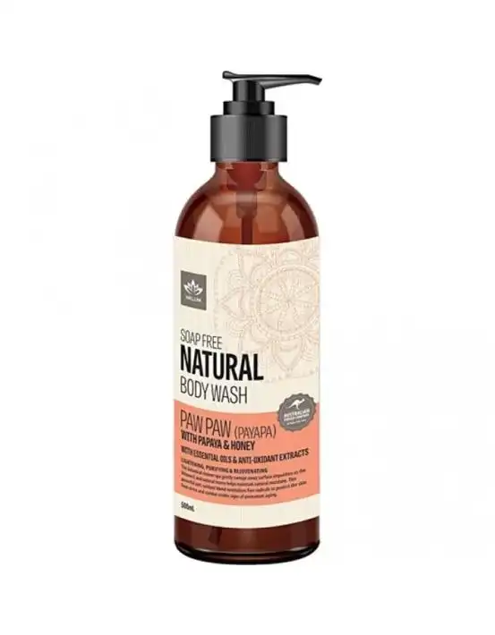 Nelum Natural Body Wash Paw Paw 500ml