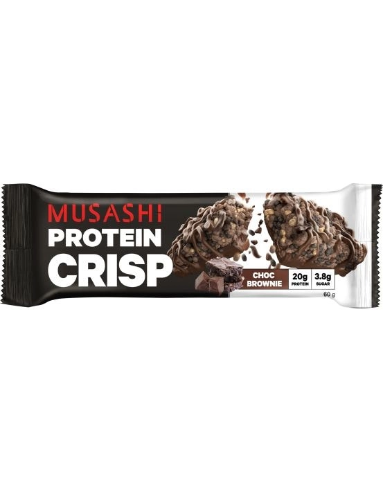 Musashi Protein Crisp Choc Brownie 60g