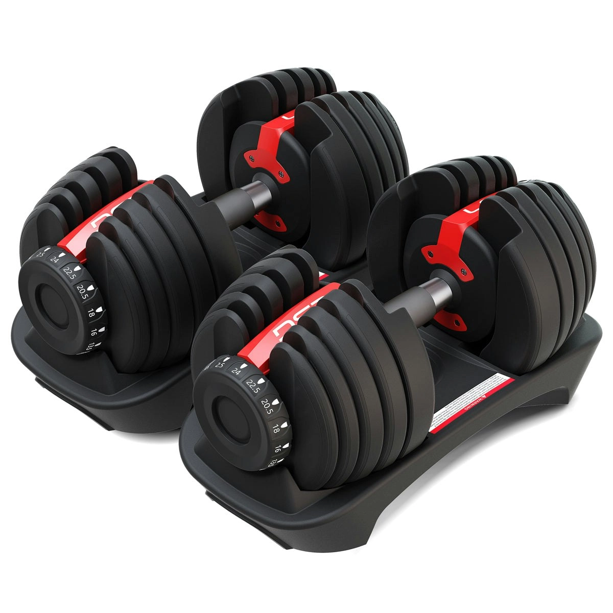 LSG Adjustable Dumbbells 2.5kg-24kg (Pairs)