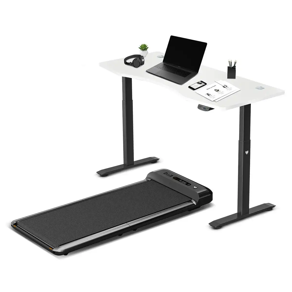 Lifespan Fitness WalkingPad™  M2 Treadmill with ErgoDesk Automatic Standing Desk 1500mm
