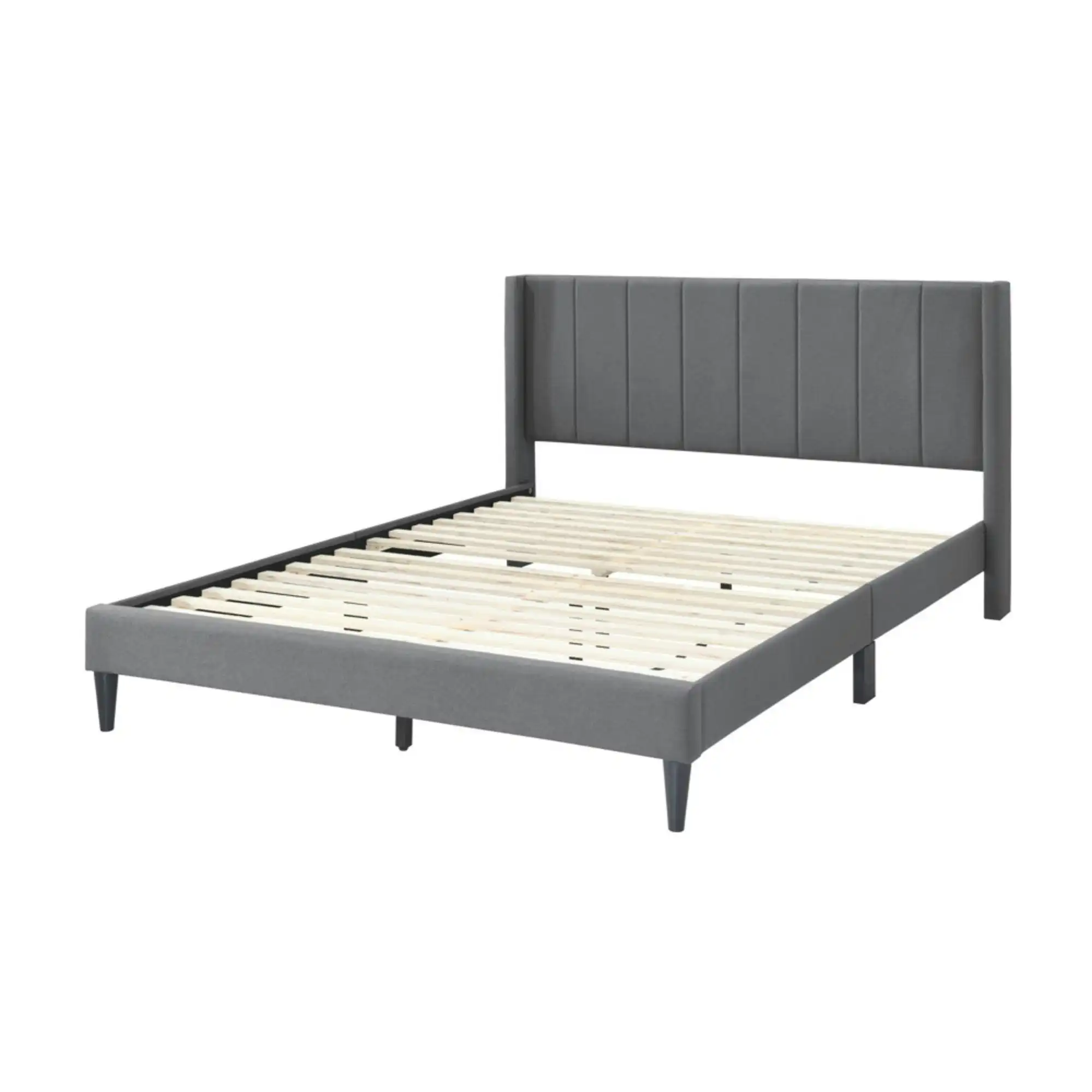 Samson Queen Bed Frame Charcoal