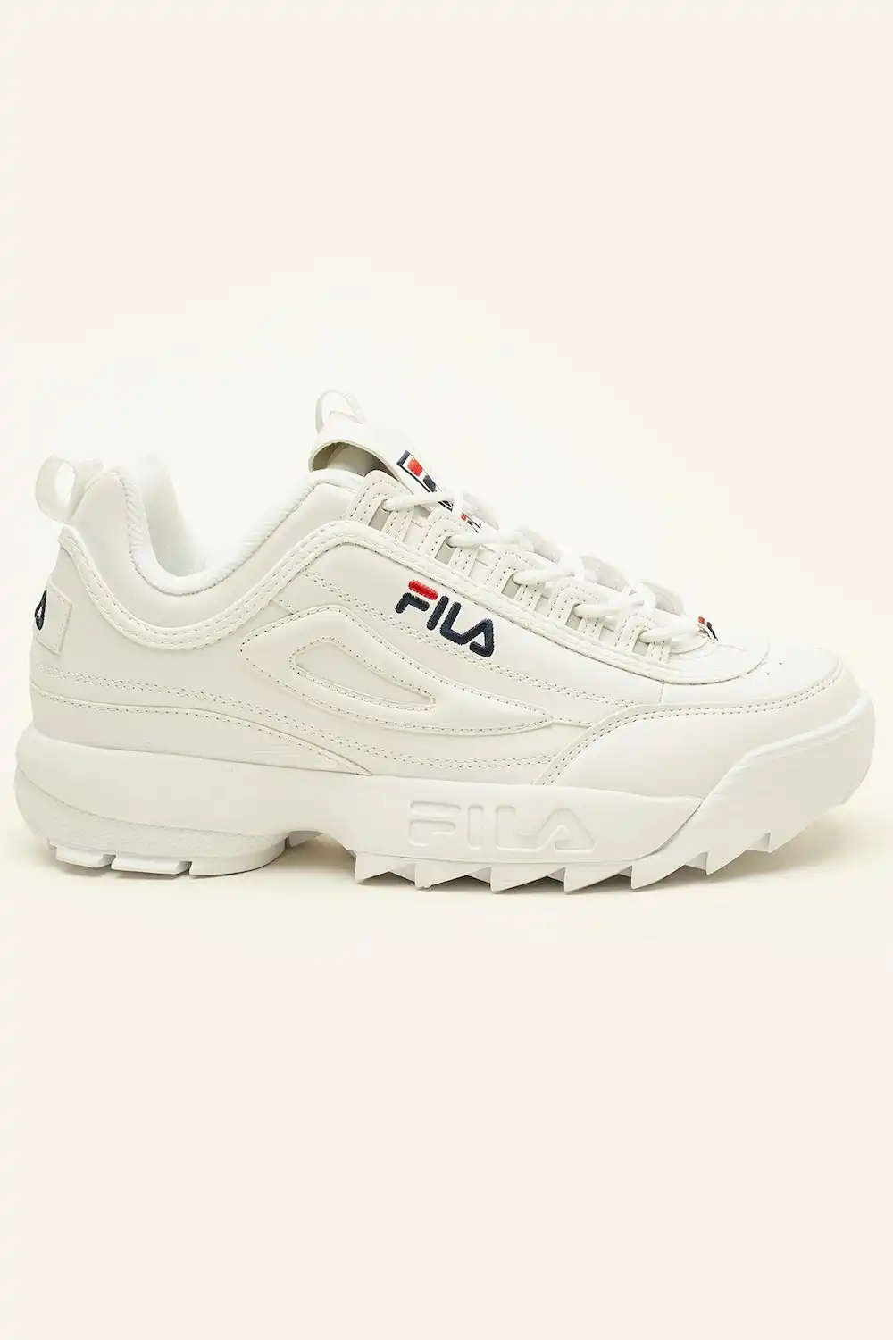 Fila Men's Disruptor II Premium Shoes White / Navy / Red