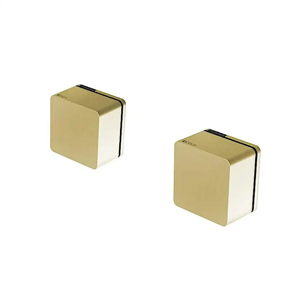 Phoenix Alia Wall Top Assemblies 15mm Extended Spindles Brushed Gold 110-0670-12