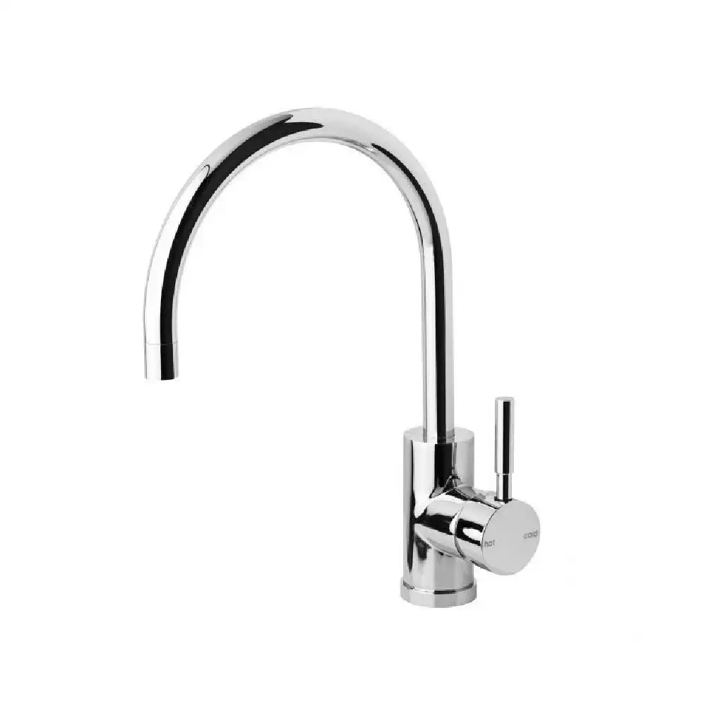 Phoenix Vivid Sink Mixer 220mm Gooseneck Chrome VL733 CHR