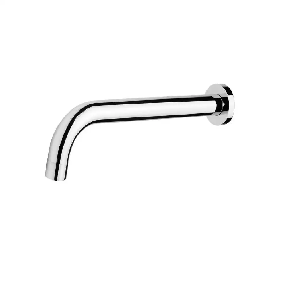 Phoenix Vivid Wall Bath Outlet 250mm Curved Chrome V253 CHR