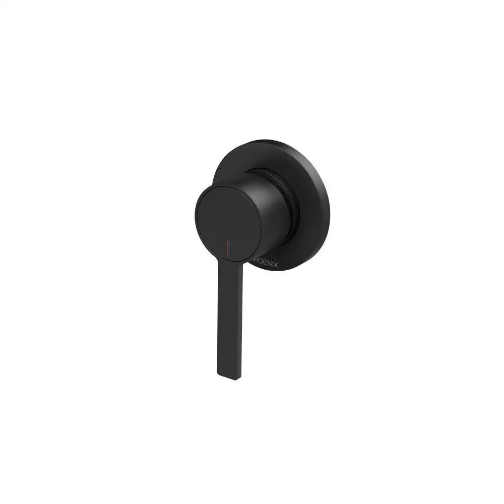 Phoenix Lexi MKII Shower/ Wall Mixer Matte Black 123-7800-10