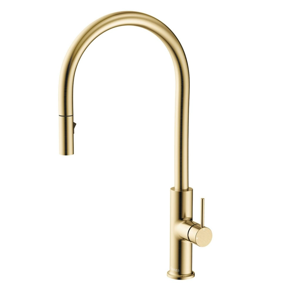 Fienza Kaya Sink Mixer Pull Out Urban Brass 228108UB