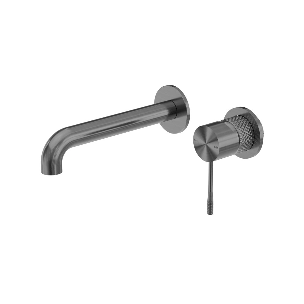 Nero Opal Wall Basin/Bath Mixer Graphite NR251907bGR