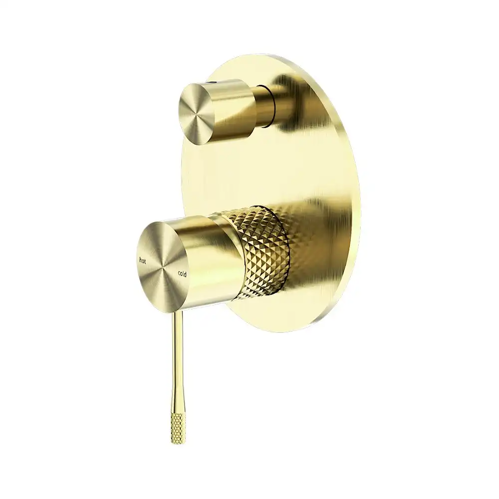 Nero Opal Shower Mixer with Diverter Brushed Gold NR251909aBG