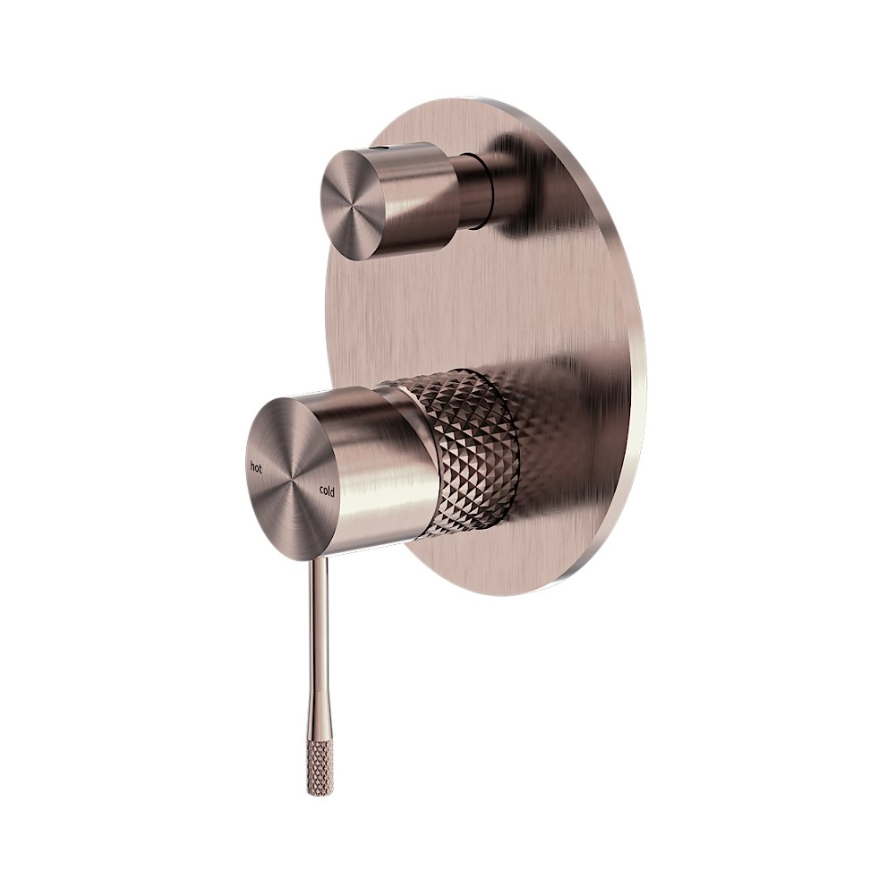 Nero Opal Shower Mixer with Diverter Brushed Bronze NR251909aBZ