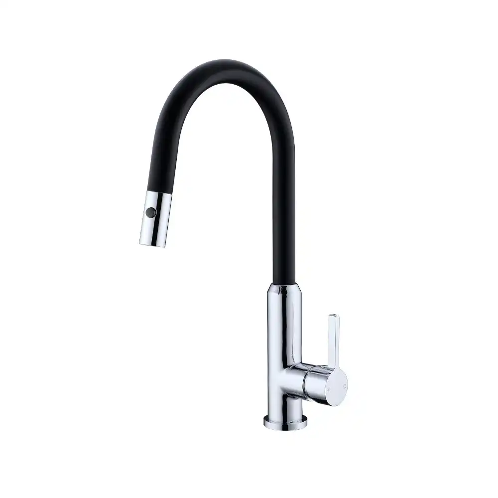 Nero Kitchen Pull Out Sink Mixer With Vegie Spray Function Matte Black NR231708MB