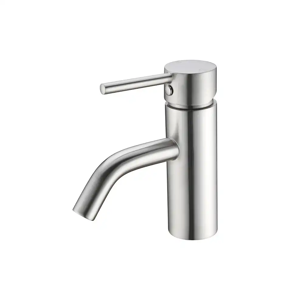 Nero Dolce Basin mixer Stylish Spout Brushed Nickel NR250802ABN