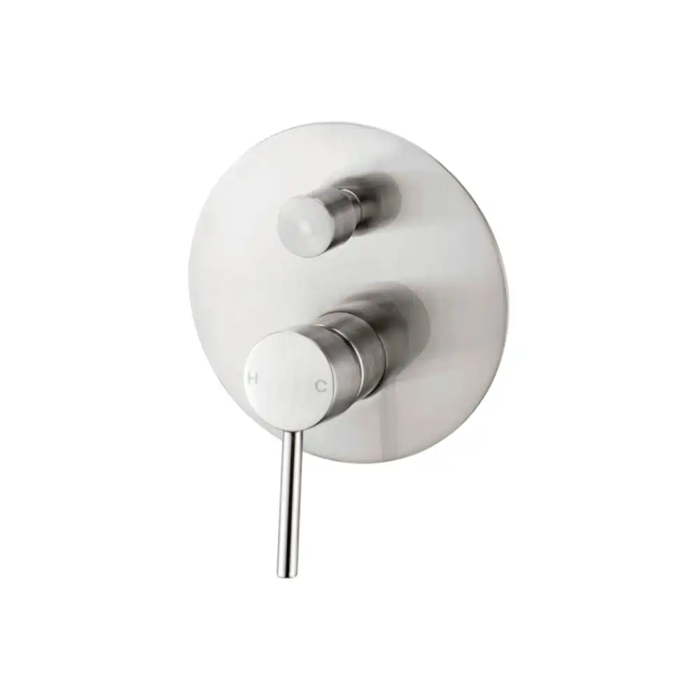 Nero Dolce Shower Mixer With Diverter Brushed Nickel NR250809ABN