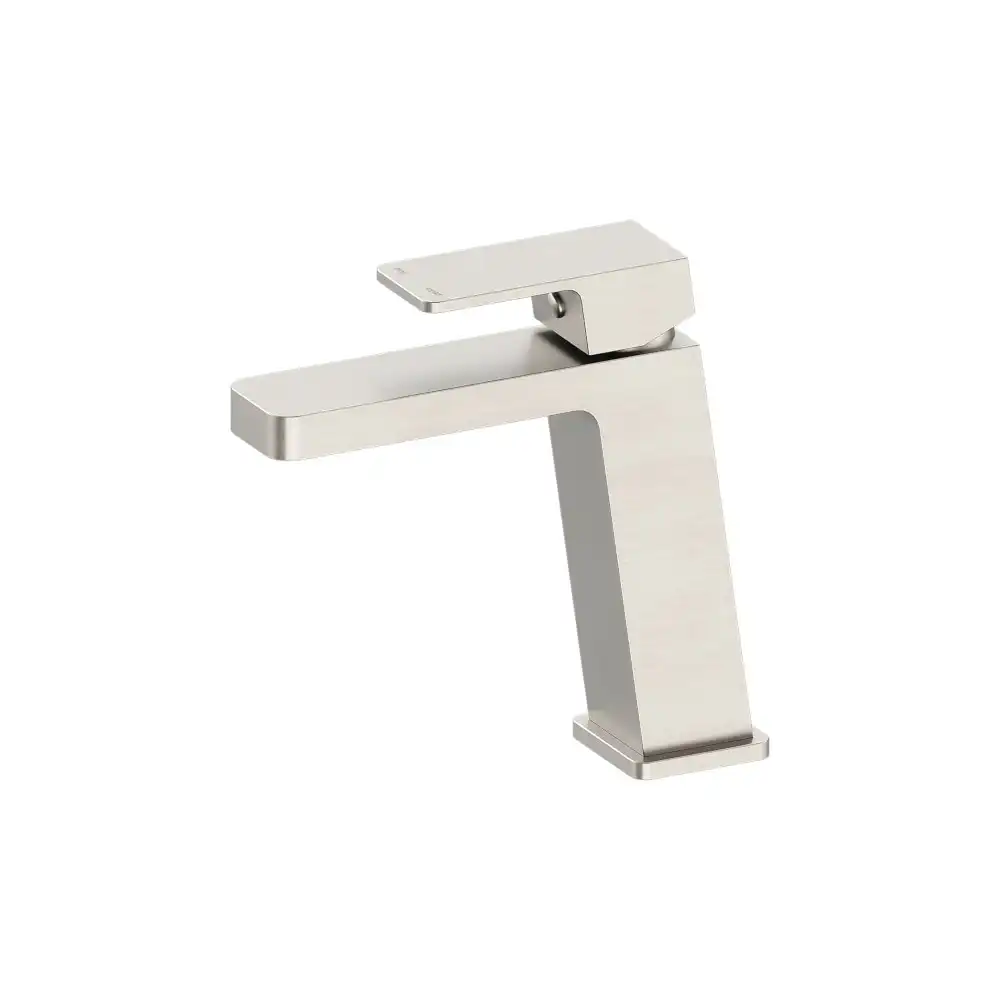 Nero Celia Basin Mixer Angle Spout Brushed Nickel NR301501BN