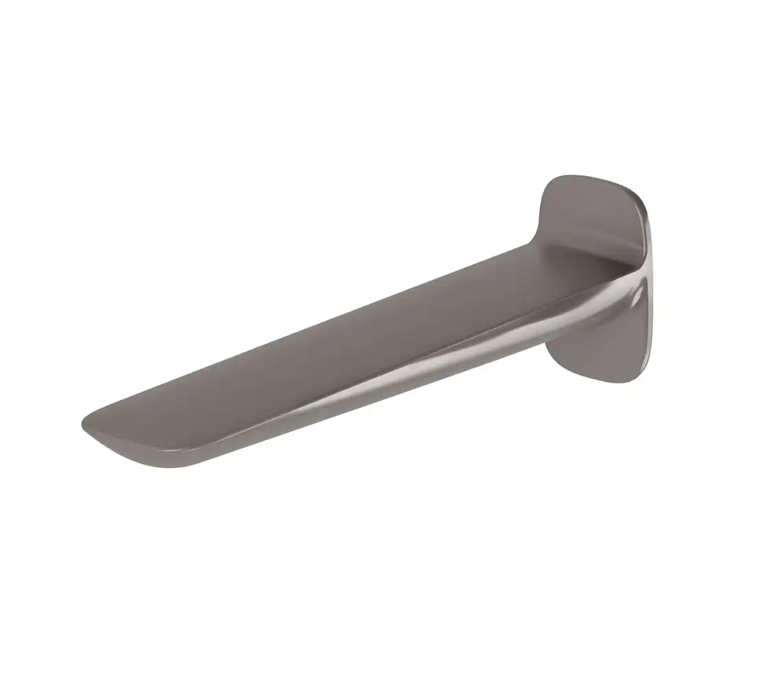 Phoenix Nuage Wall Basin / Bath Outlet 200mm Brushed Carbon 129-7610-31