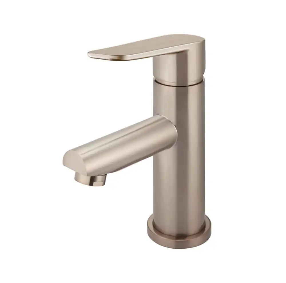 Meir Round Basin Mixer Champagne MB02PD-CH