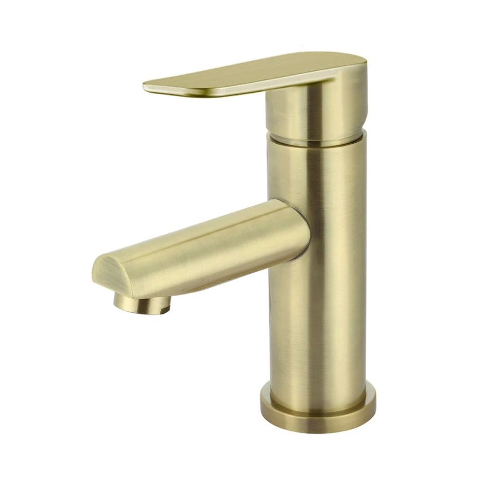 Meir Round Basin Mixer PVD Tiger Bronze MB02PD-PVDBB