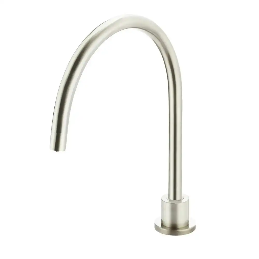 Meir Round High-Rise Swivel Hob Spout Brushed Nickel MS08-PVDBN