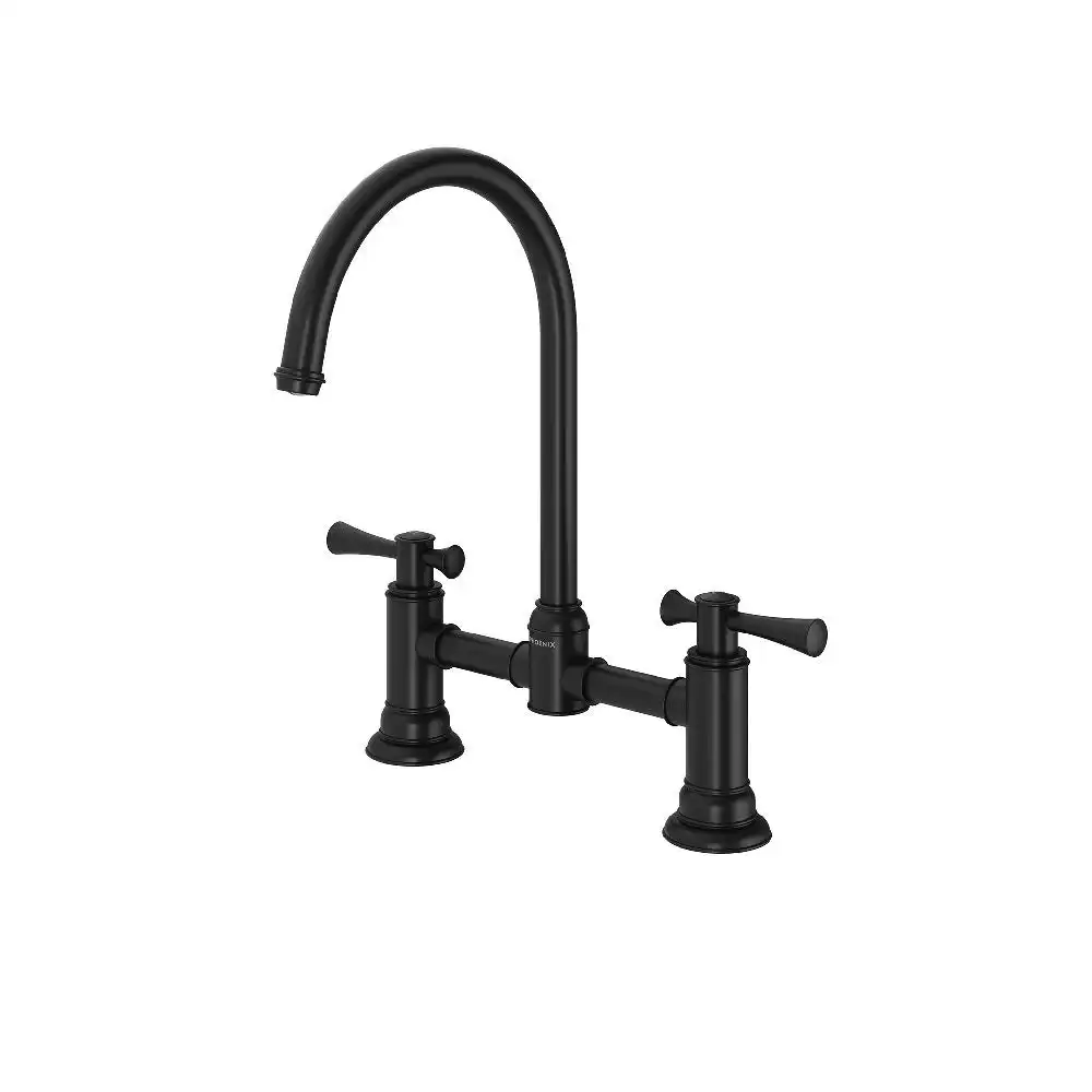 Phoenix Cromford Exposed Sink Set Matte Black 134-1070-10