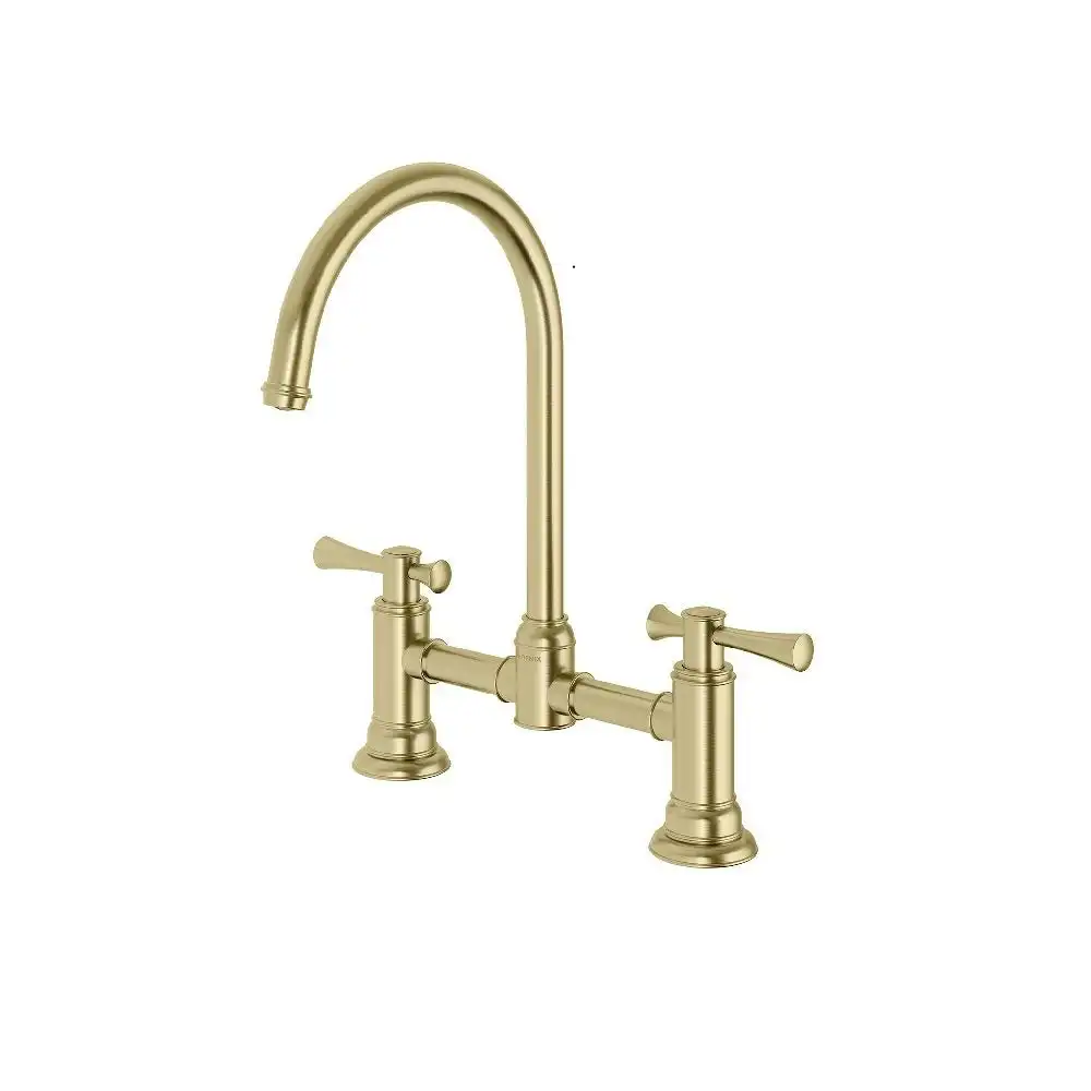 Phoenix Cromford Exposed Sink Set Brushed Gold 134-1070-12