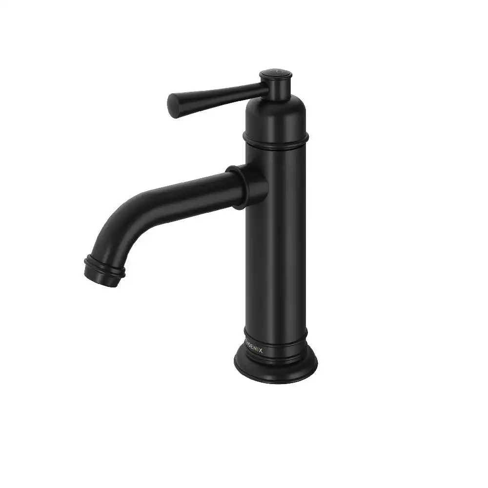 Phoenix Cromford Basin Mixer Matte Black 134-7700-10