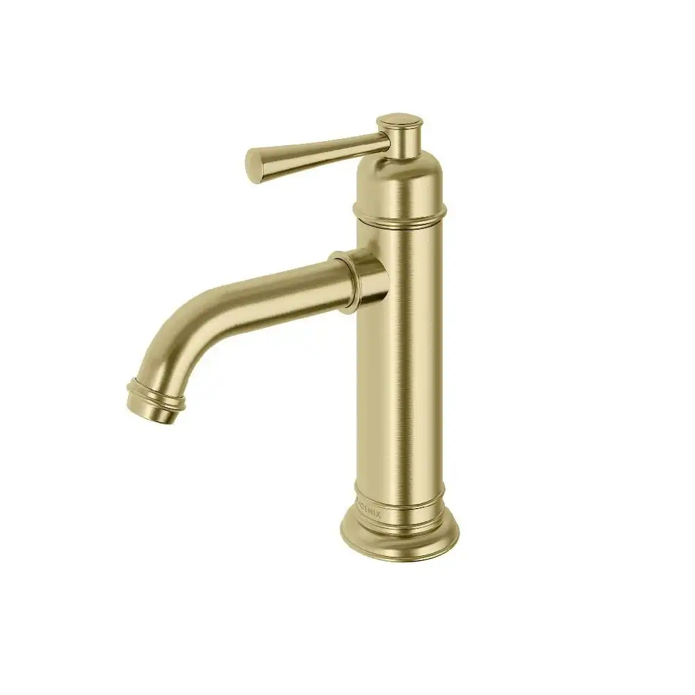 Phoenix Cromford Basin Mixer Brushed Gold 134-7700-12