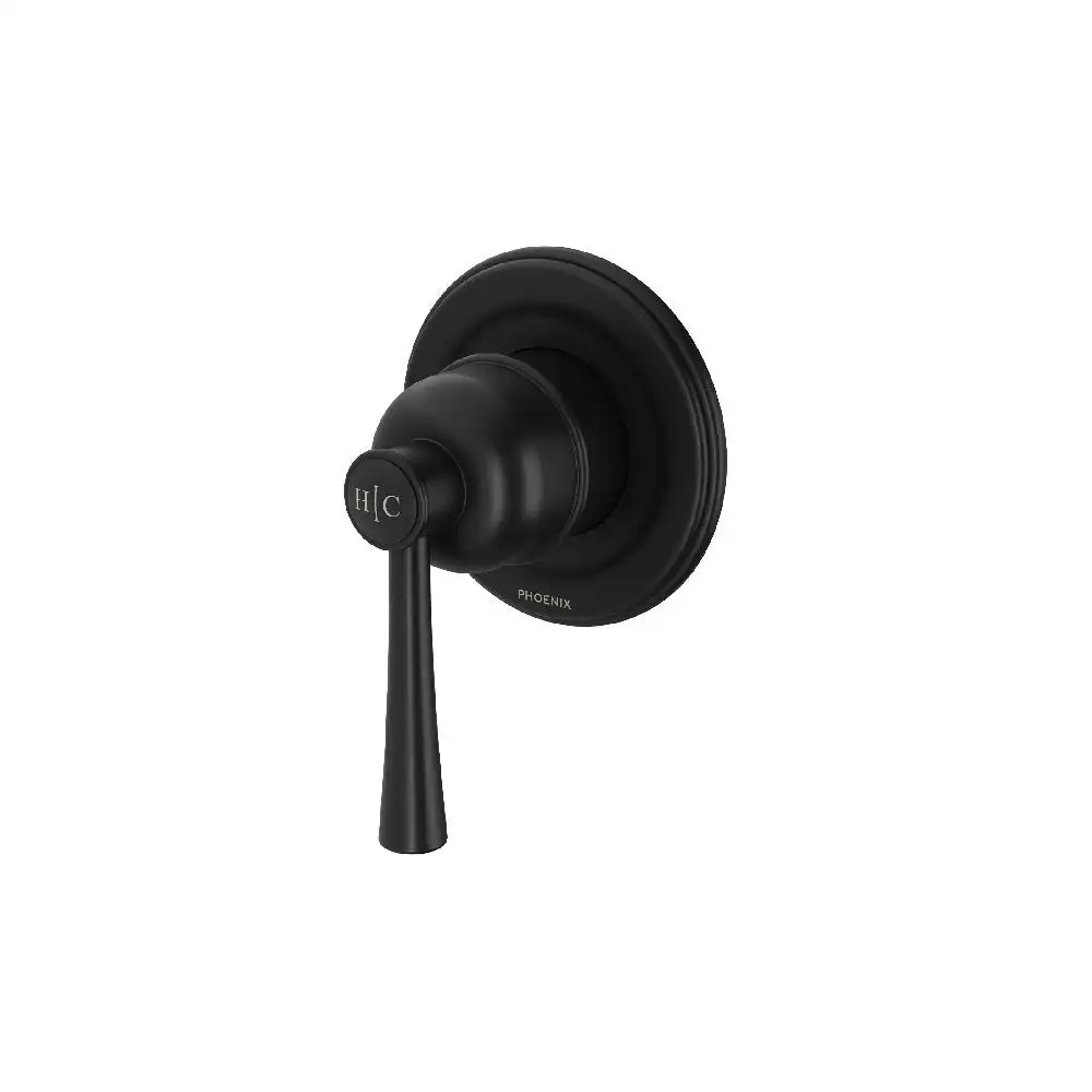 Phoenix Cromford Shower / Wall Mixer Matte Black 134-2800-10